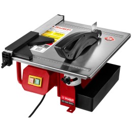 Электроплиткорез ЗУБР  "МАСТЕР"[ЭП-180-600Н]{ диск 180 мм, глубина реза 90°-34мм/45°-17мм, стол 330х360мм, 2950об/мин, 600Вт }